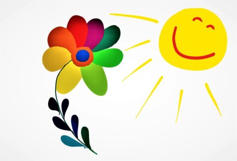 Blomma och sol